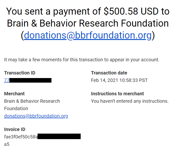 Said I would donate back in december and never got around to it, had gains and losses, so here we are. :)