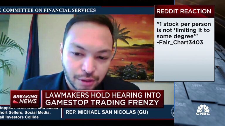 Michael San Nicolas was the first time I’ve seen anyone mention (between Reddit, MSM, and the hearing) how Vlad directly benefited from the price of GME not going up and eventually reversing: minimizing equity dilution when RH had to raise funding to meet capital requirements.