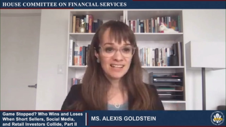Goldstein hinting at price manipulation through “over the counter” trading between big players.